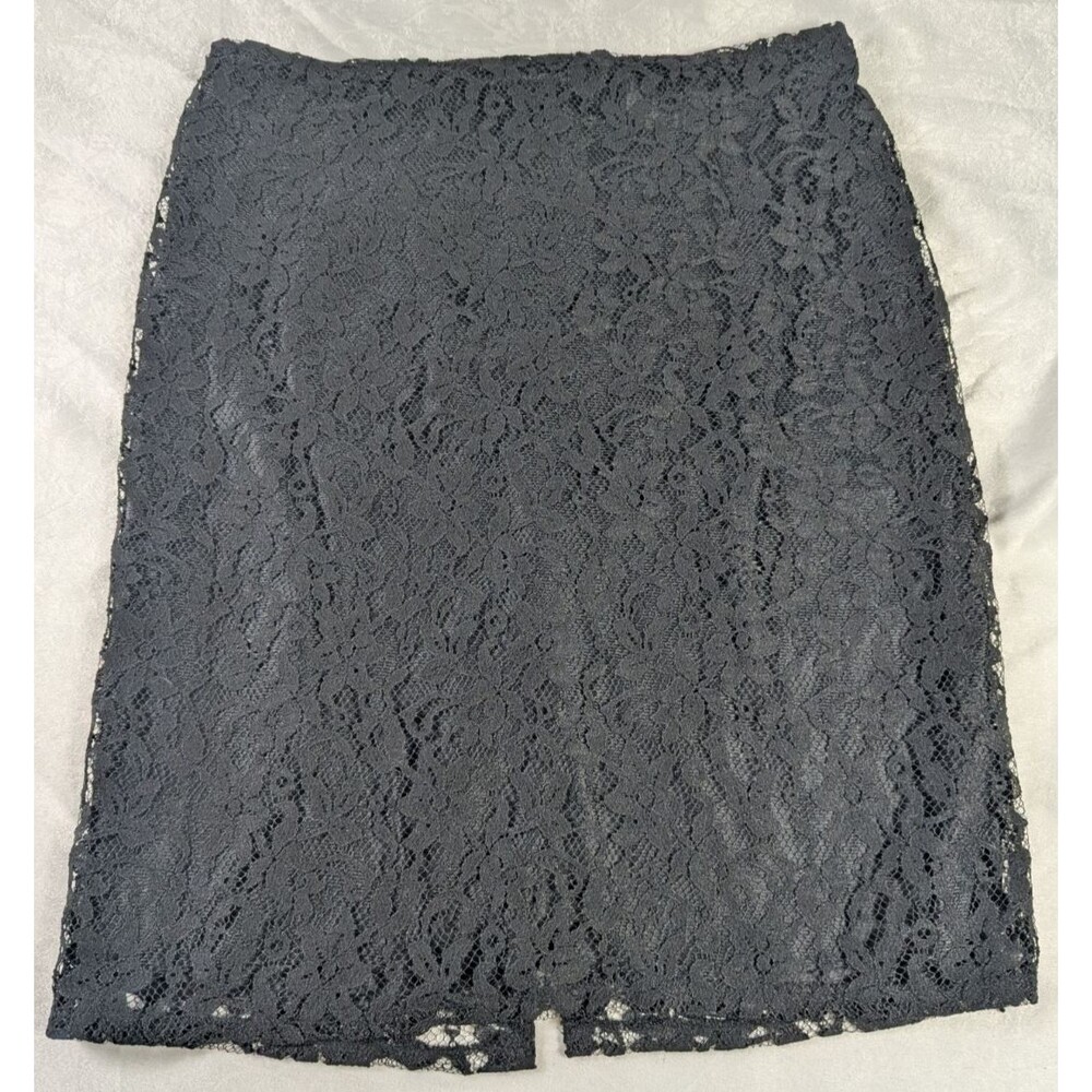 Vintage Star C.C.C. City Clothing Co Women's 11 Black Lace Pencil Skirt USA